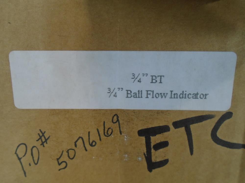 3/4" NPT Ball Float Indicator Valve, Bronze
